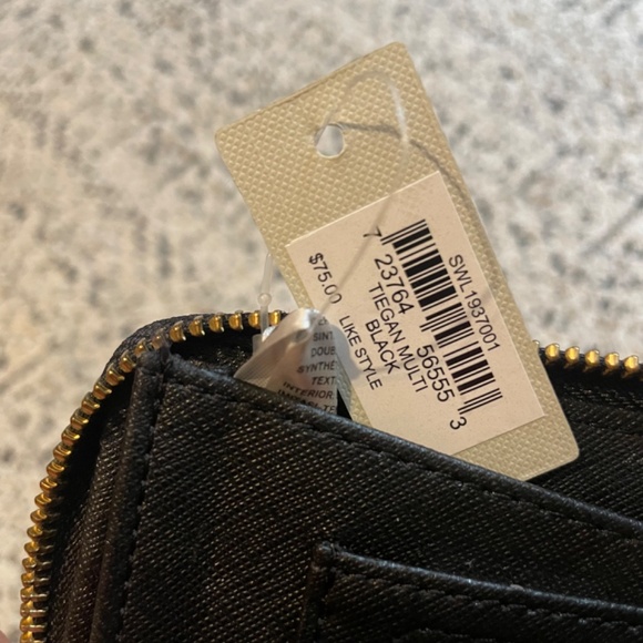 Fossil TIEGAN MULTI BLACK wallet wristlet - Picture 3 of 5